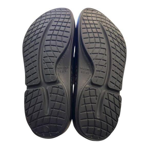 OOFOS OOahh Men’s Black Slide Recovery Sandals Slides Slip on 12 main image 7